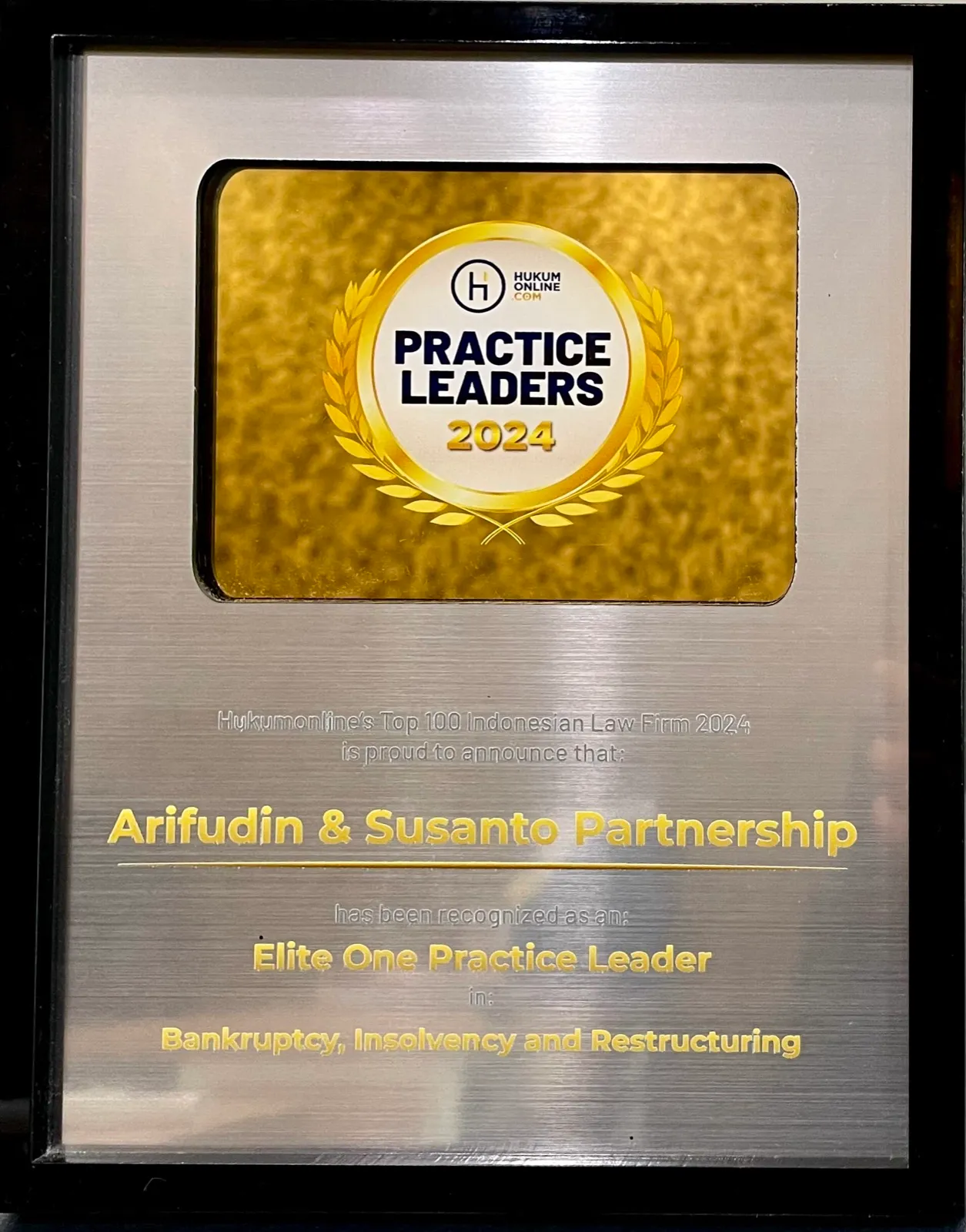 ASP award trophy